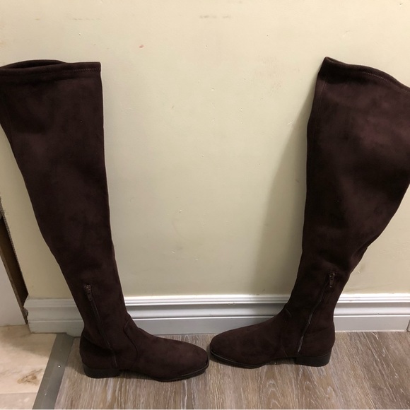 Russet Brown ALDO SEVAUNNA Tall Dress Shoes/Boots for Women. Size 6.5 US. - Picture 7 of 10